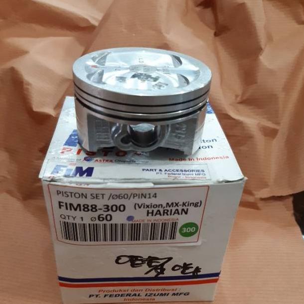 Fim 88 piston seher kit fim vixion jupiter mx king fim 88  os std 50 100 150 200 250 300