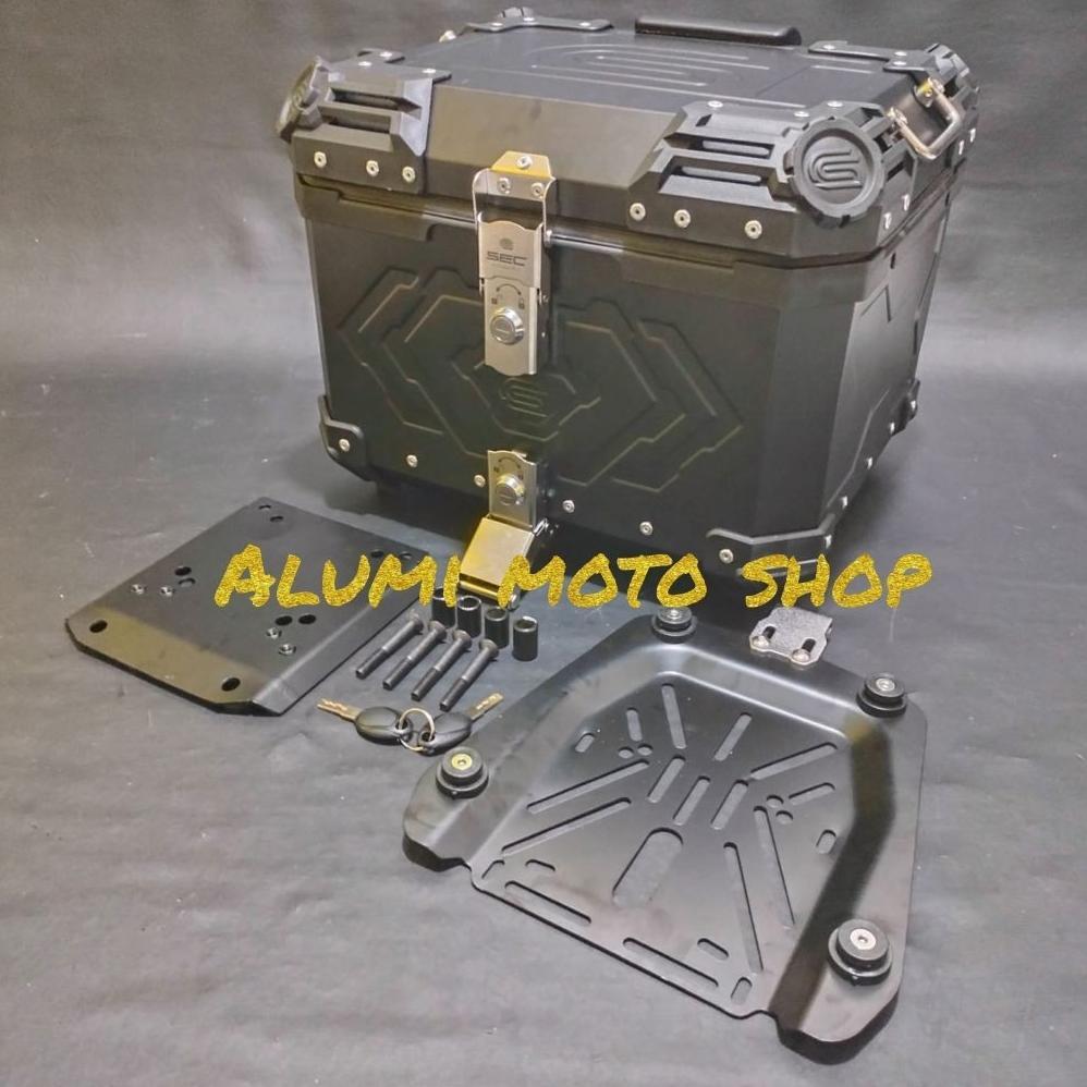 paket box sec 45 liter komplit backrest & breket box csj pcx karbu pcx 150 pcx 160