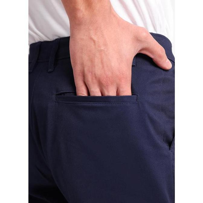 Awet Manzone - Celana Pendek Bermuda Pria Danny 02 Slim Fit - Navy