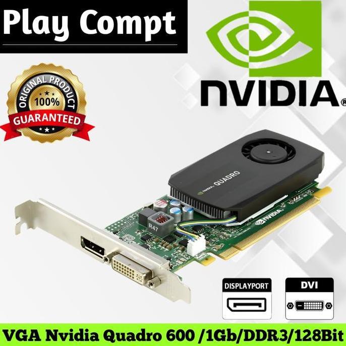 promo VGA NVIDIA QUADRO 600, 1GB-128BIT DDR3, MURMER BERGARANSI terlaris