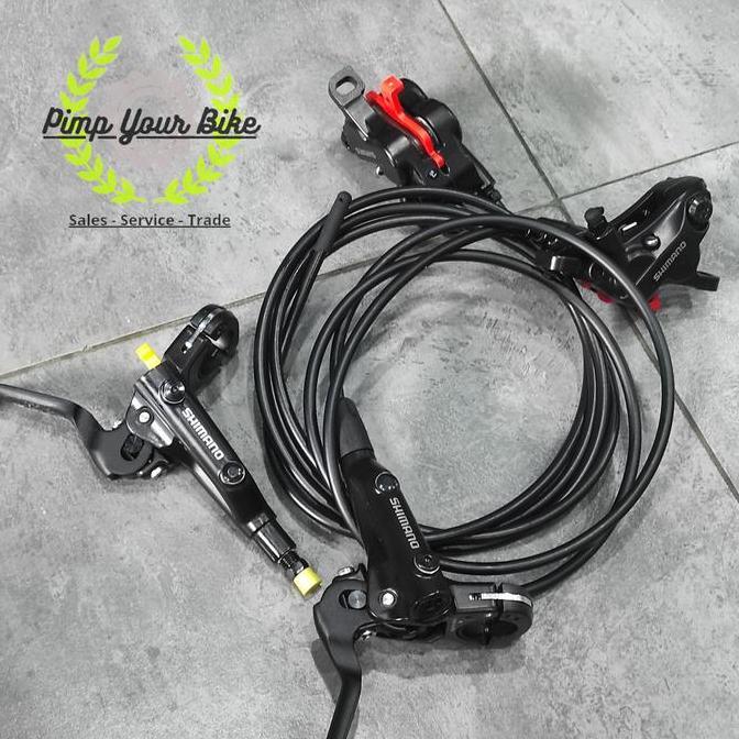 Promo Brakeset Shimano MT-520 4 Piston Deore SLX XT XTR Brake MT-501 Diskon