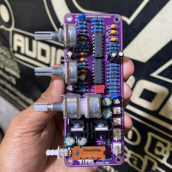 Kit Crossover Aktif Lpf 24Db Asli 2 Way Subwoofer Dan Mid High Original Dan Terpercaya