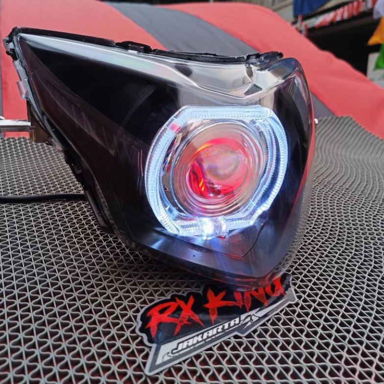 LAMPU DEPAN JUPITER MX NEW BILLED PROJIE 4.5INC PLUS REFLEKTOR