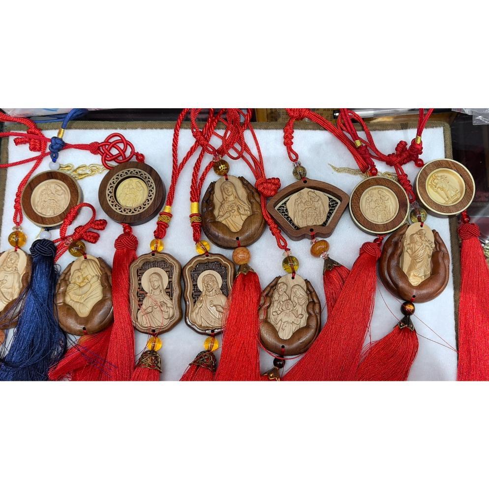 Eq-77 Gantungan Hiasan Mobil // Hiasan Mobil Yesus Dan Salib Eq-77