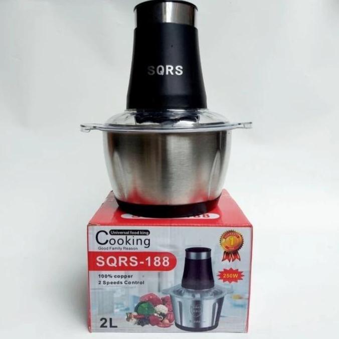 Universal Chopper SQRS-188 / Choper Blender Daging Stainless SQRS 188 Promo