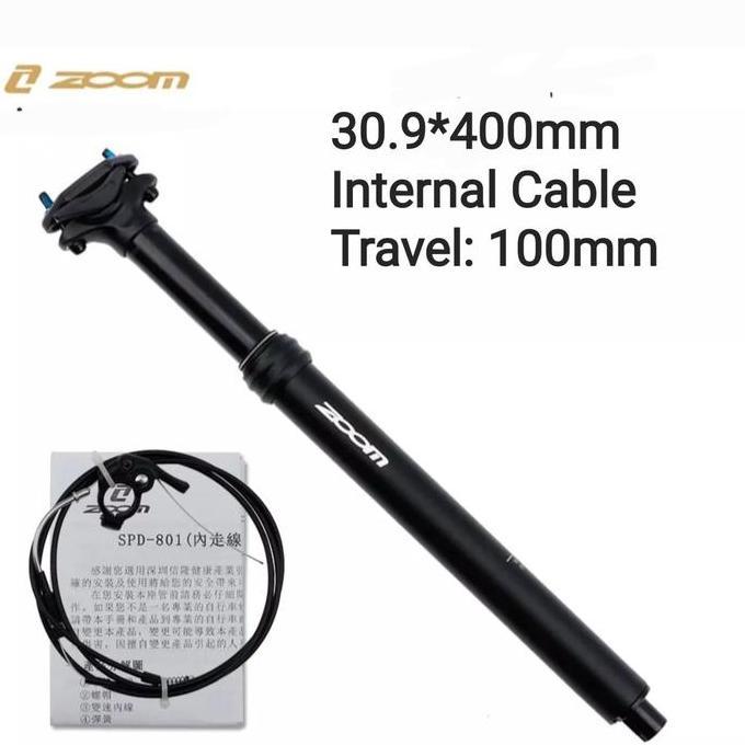 Promo Zoom Dropper Seatpost 30.9 mm Internal cable Seatpost Sepeda Diskon