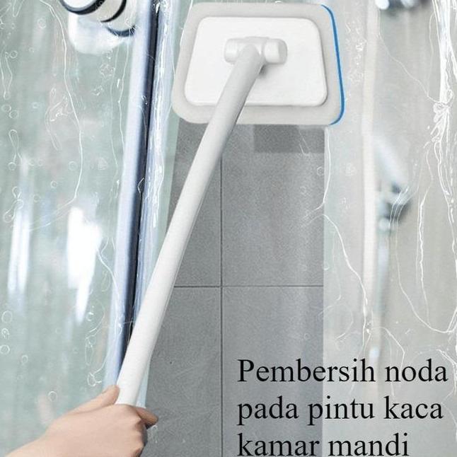 Pembersih Kamar Mandi Serbaguna Pembersih Lantai Kamar Mandi Sikat Kamar Mandi Gagang Panjang Sikat 