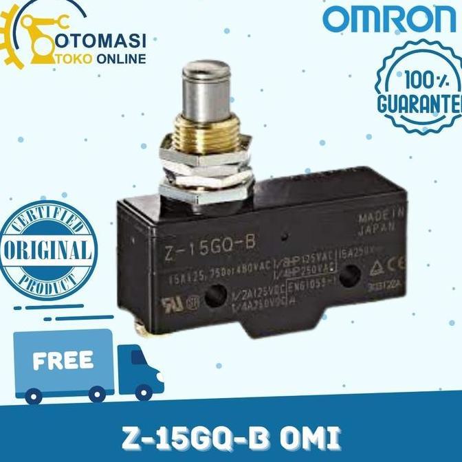 OMRON LIMIT SWITCH Z-15GQ-B OMI LARGE BASIC SWITCH 15 AMPERE ORIGINAL PRODUK GARANSI 100 PERSEN ORIG