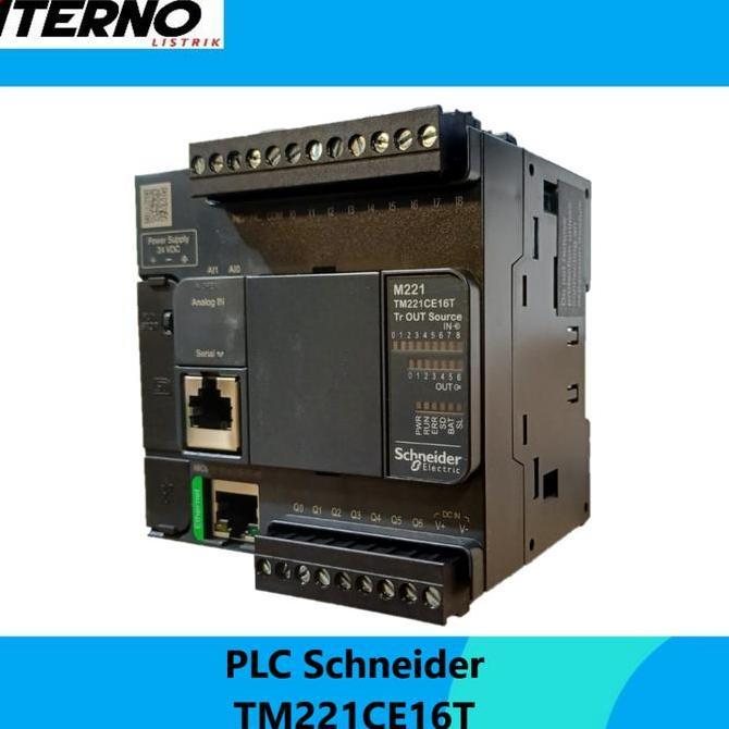 PLC SCHNEIDER TM221CE16T M221 ORIGINAL DAN TERPERCAYA