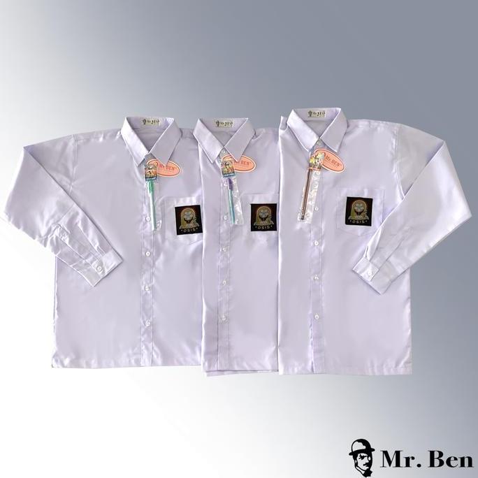 Best- KEMEJA SMA CYC PANJANG BAHAN TEBAL SWESI SERAGAM SEKOLAH MR BEN