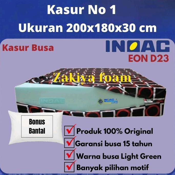 Newcap- Kasur Busa Inoac No 1 Tebal 30 Cm Ukuran 200 X 180 X 30 Cm Eon D23 Dan Eoq D20