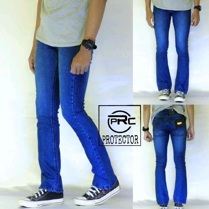 Mntp- Terlaris Celana Jeans Cutbray Pria/Celana Jeans Semi Cutbray Pria/Celana Jeans Cutbray Biru Pr