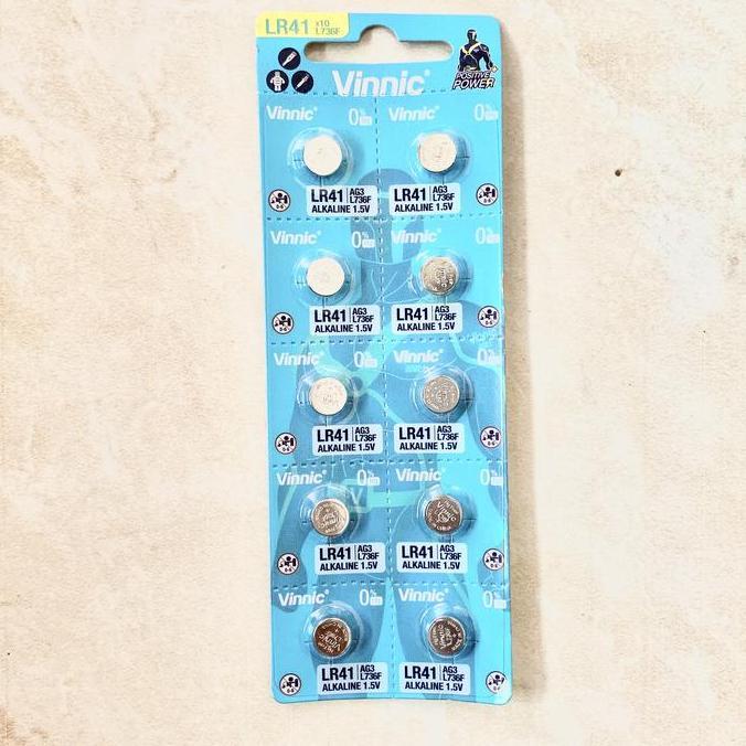 Best- BATERAI VINNIC L736F / AG 3 /L 736 / LR 41 ORIGINAL HARGA PERLEMBAR