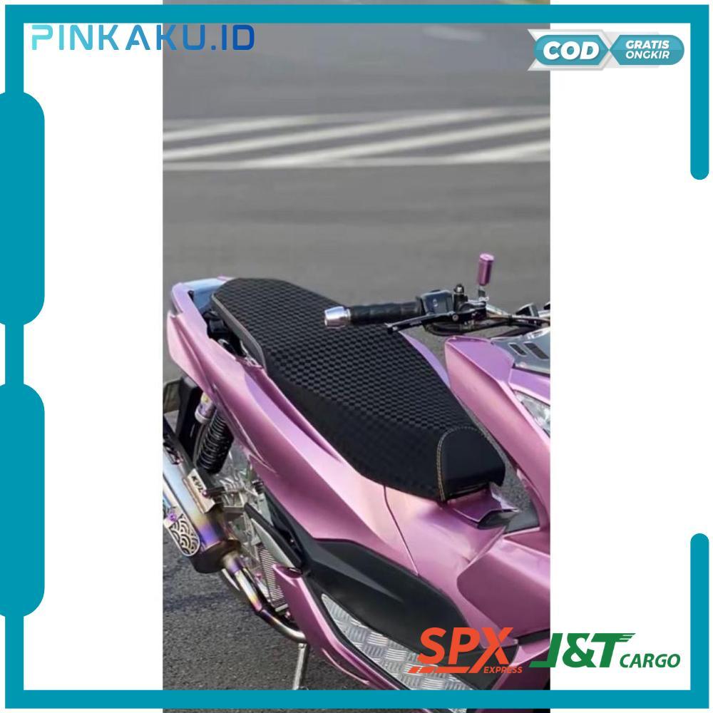 Cover Jok Sarung Jok PCX 160/150 MBTECH Mix Karbon Catur 3D - RO30-0912 2025 Bisa COD Bagus