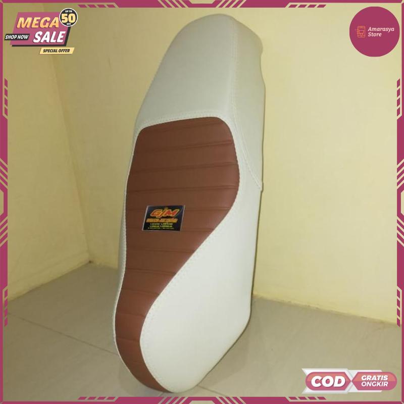 Kulit Jok Scoopy Caferacer/ Cover Jok Scoopy Modif - RO30-0912 2025 Bisa COD New