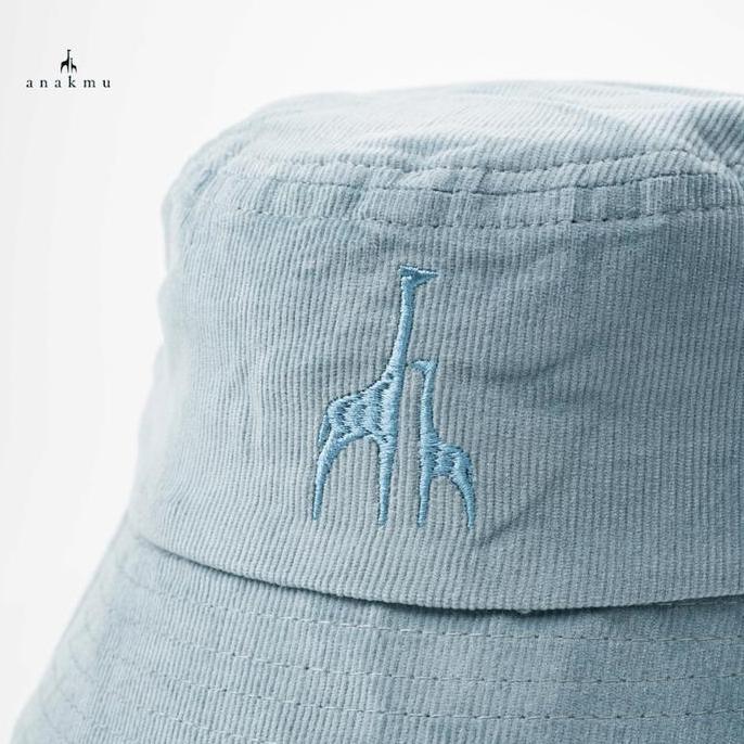 New- Anakmu - Jisoo Topi Bucket Hat Anak Katun Corduroy Premium Fashion