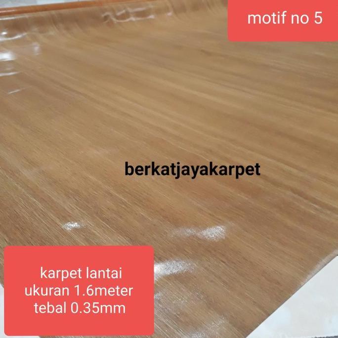 Karpet plastik lantai lebar 160cm dijual per 1roll
