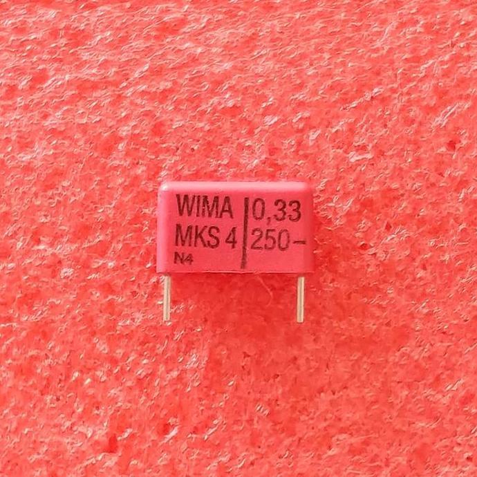 CAPACITOR KAPASITOR MKS 250V/VDC 330NF WIMA