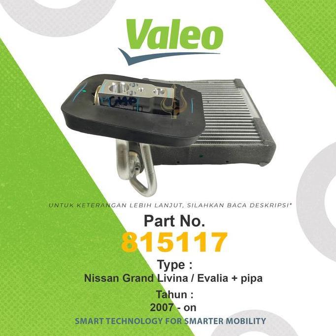 Evaporator valeo nissan grand livina + ekspansi / coil grand livina