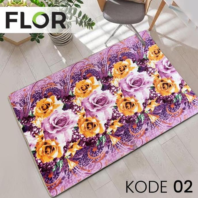 [Melody] Karpet FLOR 190x220 - FLOR Collections Lembut & Berkualitas
