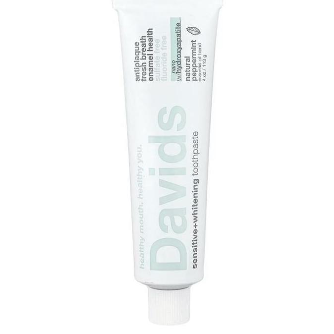 promo Davids Sensitive Brightening Toothpaste with nano hydroxyapatite 113 gram terlaris