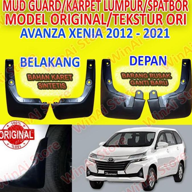 Mudguard/Karpet Lumpur/Spatbor Avanza-Xenia 2012-2021 Depan Belakang Hemat