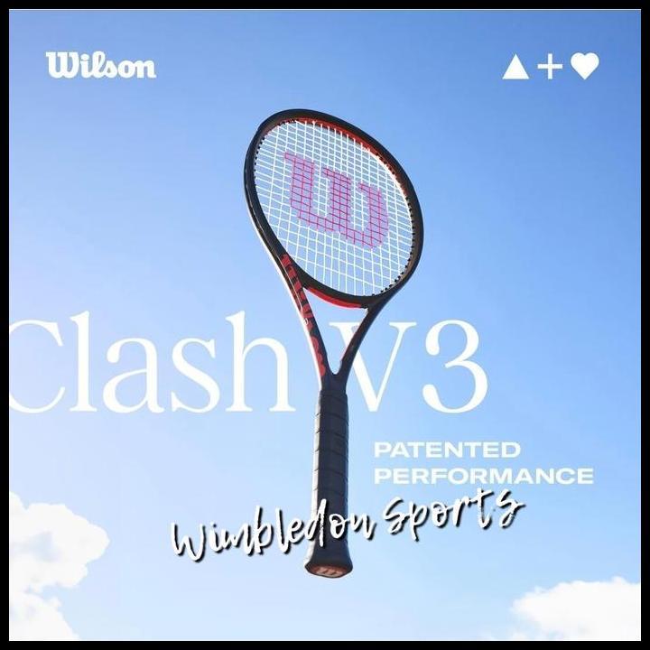 New 2025 Raket Tenis Wilson Clash 100Ul 265Gr V3 / Raket Wilson Clash 100Ul 3.0 Version / Clash 100 