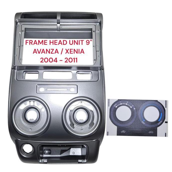 Frame Head Unit 9 inch Avanza Xenia 2004 - 2011 BARU