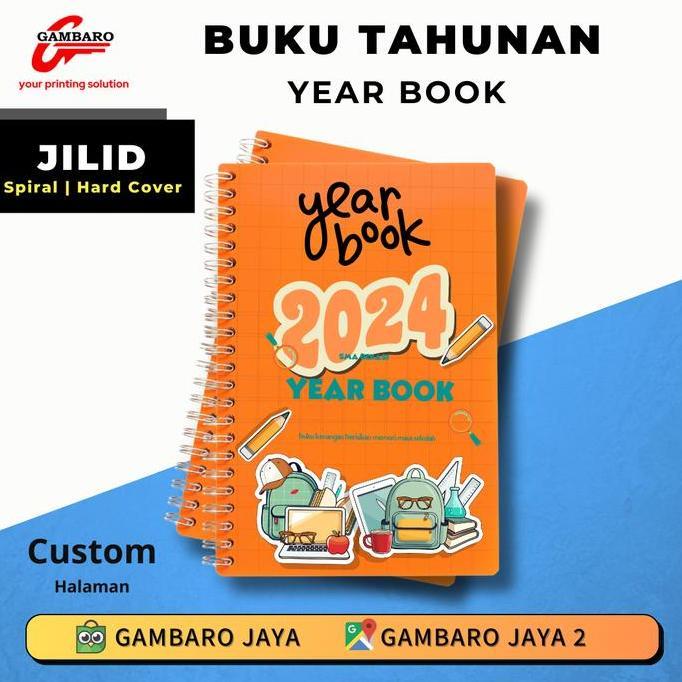 Cetak Buku Tahunan Sekolah Print Buku Kenangan Cetak Year book Custom Promo