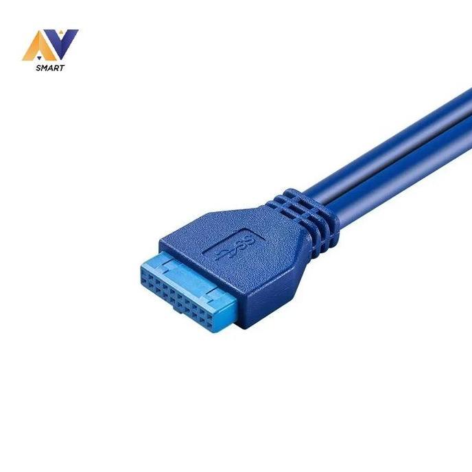 Kabel Motherboard 20 Pin To Usb 3.0 2 Port Usb 3.0 Rear Panel Expansion Bracket