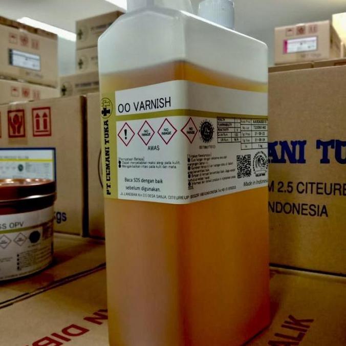 Tinta cetak Cemani Toka , OO VARNISH ( pengencer tinta ) Promo