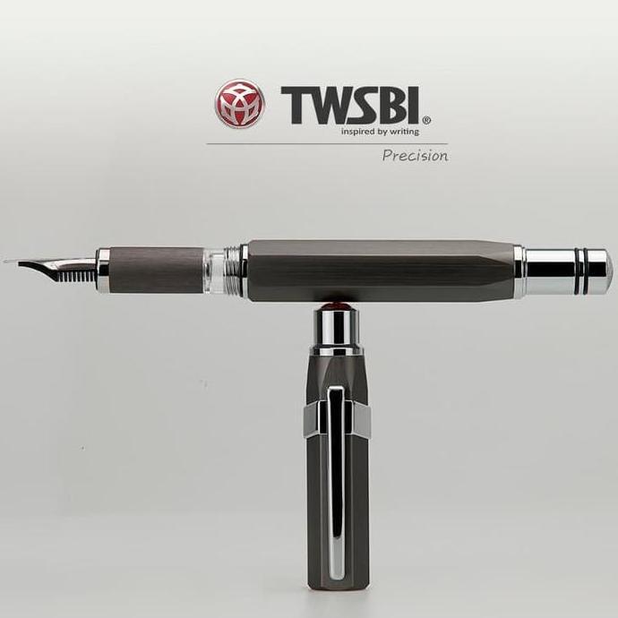 TWSBI PRECISION GUNMETAL FOUNTAIN PEN