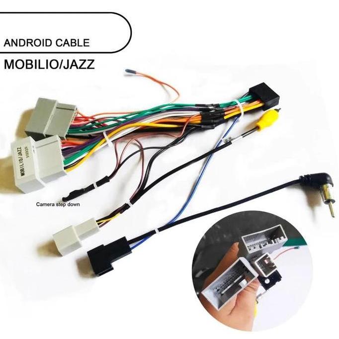 Soket Head Unit Android untuk Mobilio/Jazz ASLI