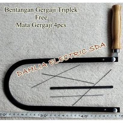Good- BENTANGAN GERGAJI TRIPLEK FREE / MATA GERGAJI 4 PCS