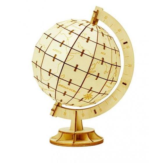 Kigumi Wooden Art Puzzle - [Globe / Bola Dunia]