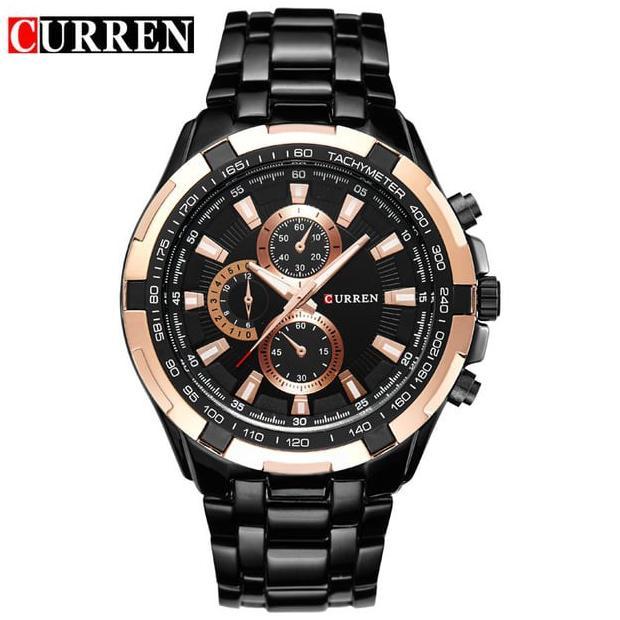 Wl Jam Tangan Pria / Curren 8023 Chronograph Tidak Aktif / Jam Tangan Stainless Steel Curren Origina