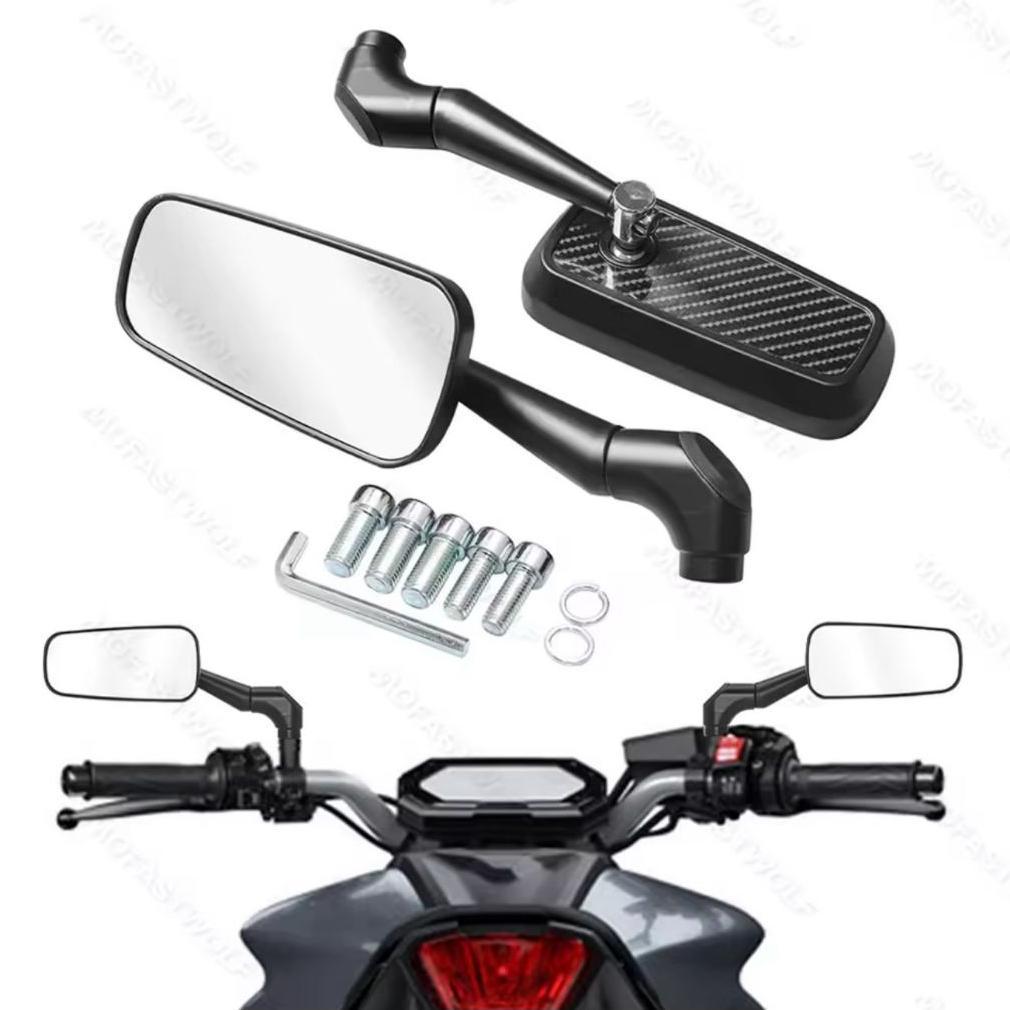 Spion persegi Circuit kotak motif Hitam carbon model H2C Nmax Aerox Beat deluxe beat street mio Jupi