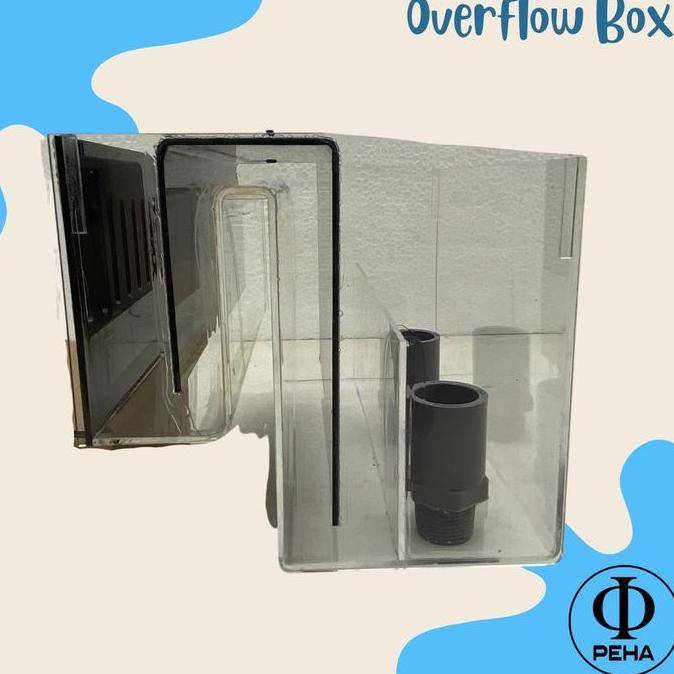Overflow Box Acrylic Over Flow Box Aquarium Kotak Overflow Akuarium AGR