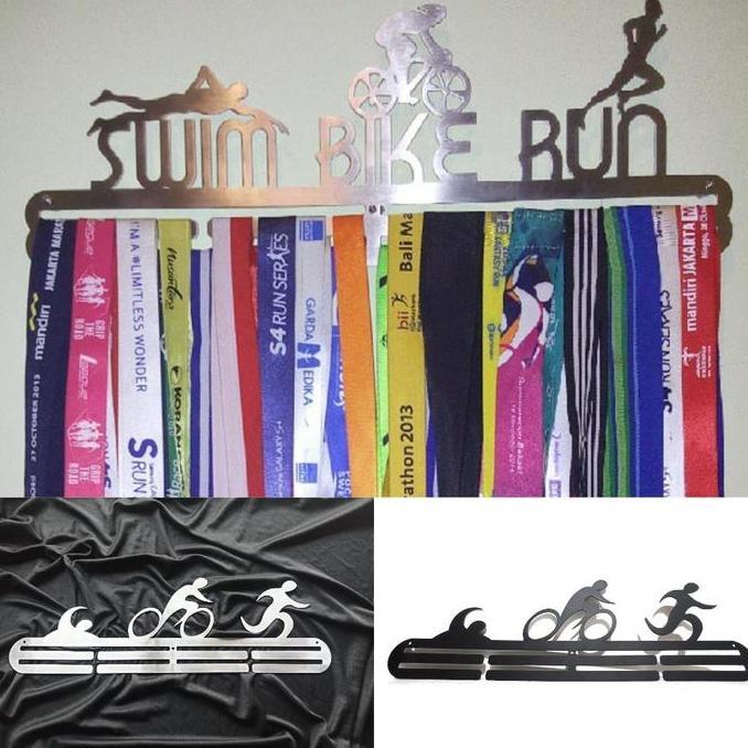 MEDAL HANGER - GANTUNGAN MEDALI - SWIM BIKE RUN TRIATHLON