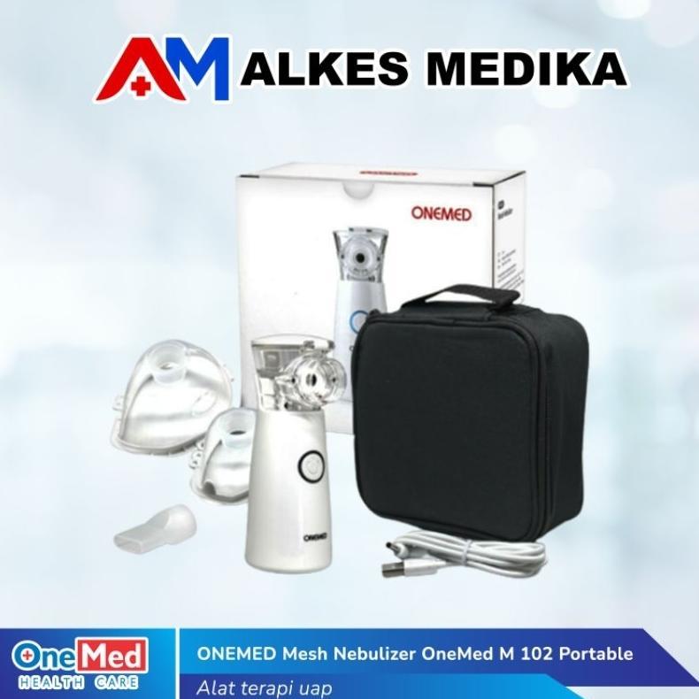 ONEMED Mesh Nebulizer OneMed M 102 Portable / Alat Uap Bantu Pernafasan Asma