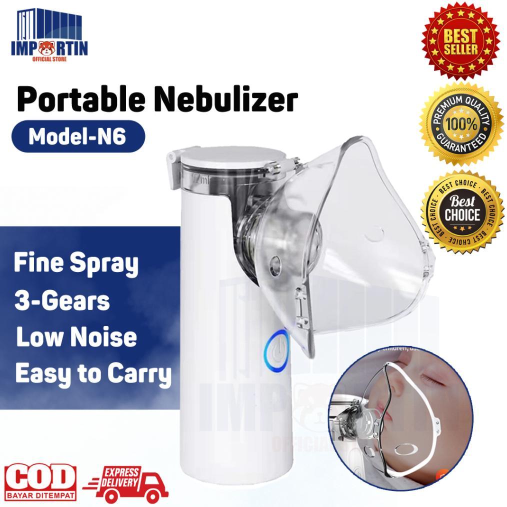 Nebulizer Portable Mesh Alat Uap Bantu Pernafasan Asma Inhalasi/ Portable Mesh Nebulizer Asthma Resp
