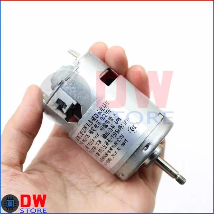 Spesial Dinamo Dc Motor Rs7512 Rs-7512 7512 Dc 220V-240V High Rpm Speed High Torque Diy Mini Spindle