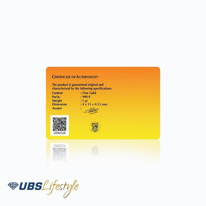Ubs Logam Mulia 0.5 Gr Idul Fitri Original Dan Terpercaya