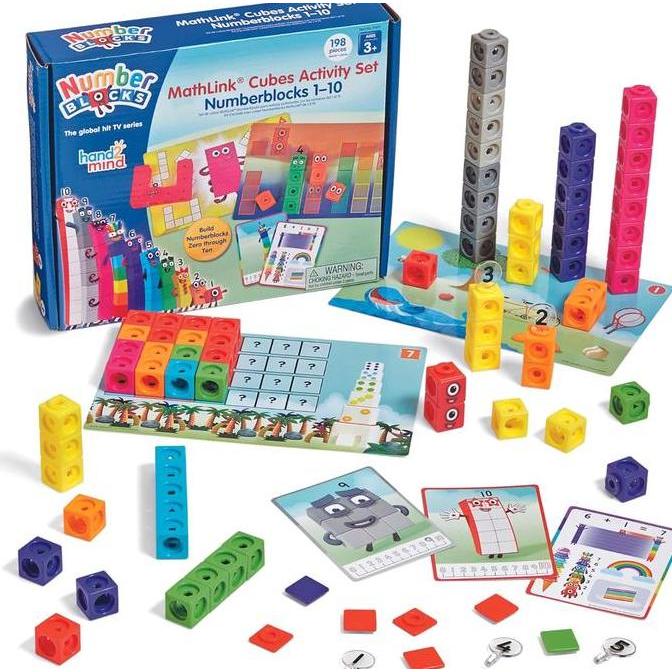 Toypuy- Hand2Mind Numberblocks Mathlink Cubes 110 Activity Set