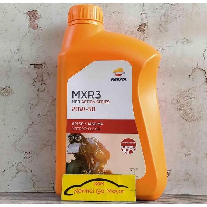 Hiww- Oli Repsol Moto Super 20W-50 4T 1L - Oli Motor Repsol 20W50 4T Super