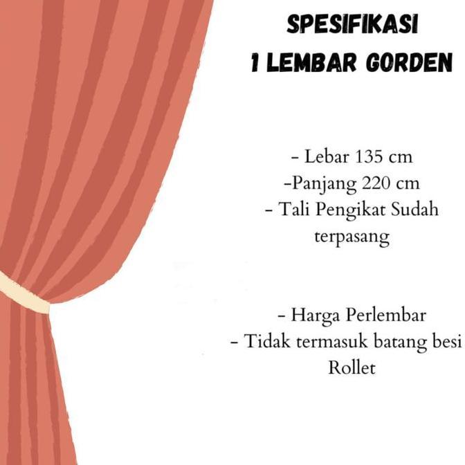 Romx- Gorden Motif Batik Raja Priyanka Model Smokring 12 Ukuran 135 Cm X 220 Cm Gorden Minimalis Pin