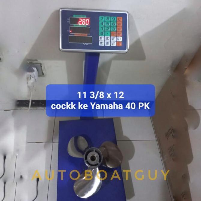 Terjangkau Propeller Yamaha 40 Pk Stainless / Baling / Kipas Mesin Tempel