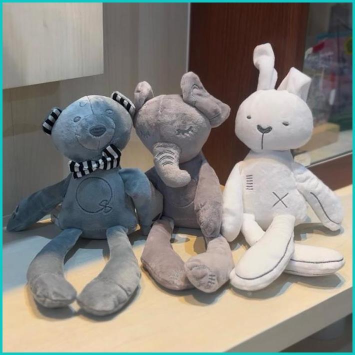 35cm Boneka Kelinci Ballerina Lucu Plush Doll Rabbit Bunny Boneka Kelinci Gajah Beruang mainan bayi 