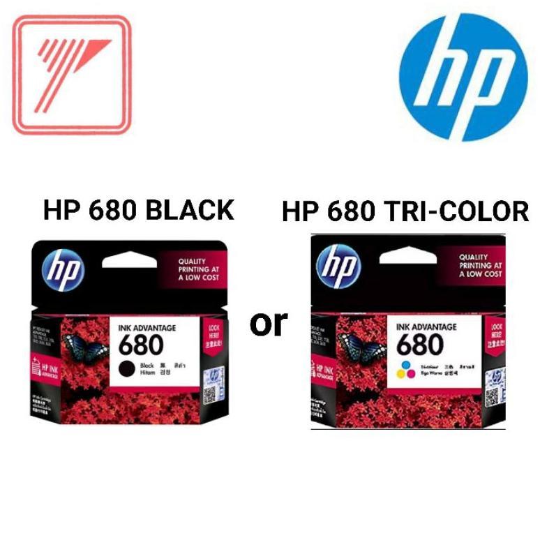 HP Ink Tinta 680 Black ATAU 680 Color HP680 HP680B ATAU HP680C Original Ink Advantage Cartridge