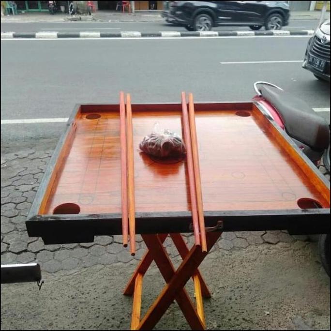 Expert- Mainan Anak" / Dewasa / Meja Tusot Set / Bilyard Kayu / Gosend , Grab